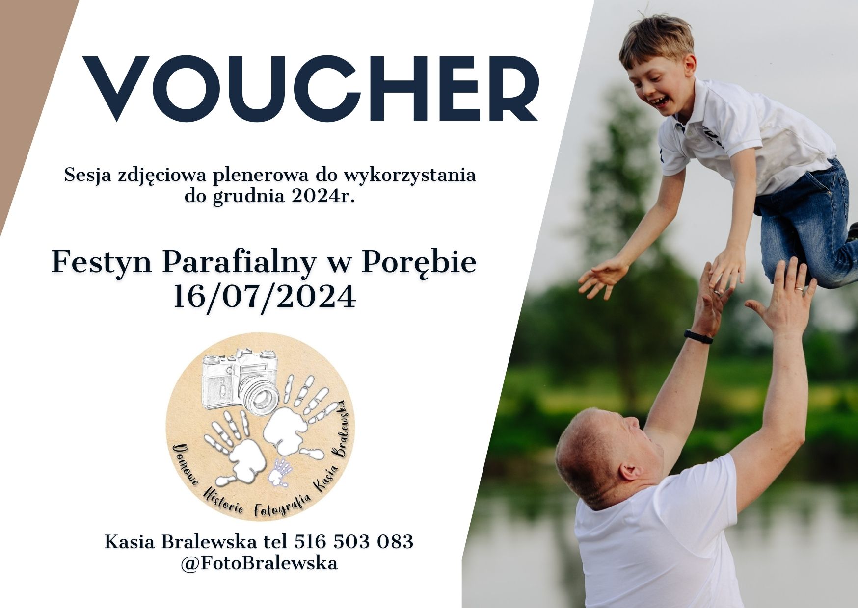 voucher sesja zdjęciowa